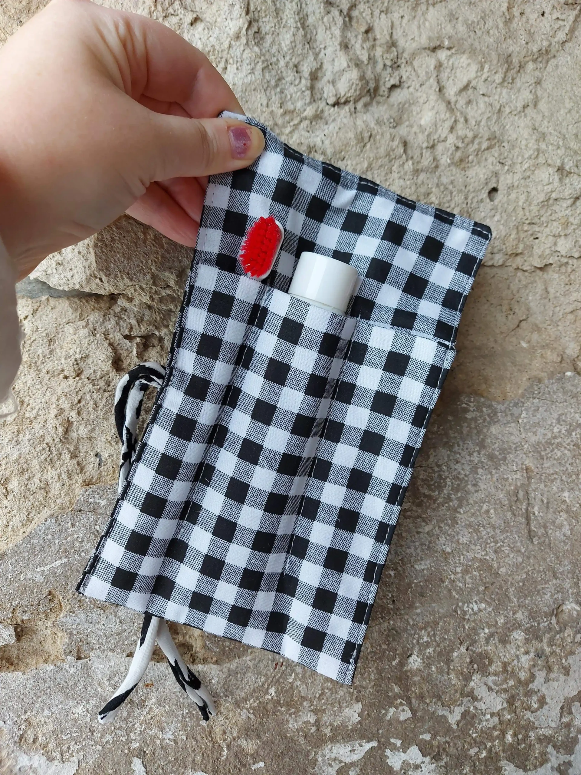 Organizér na hyg. potreby/príbor - štvorčekový