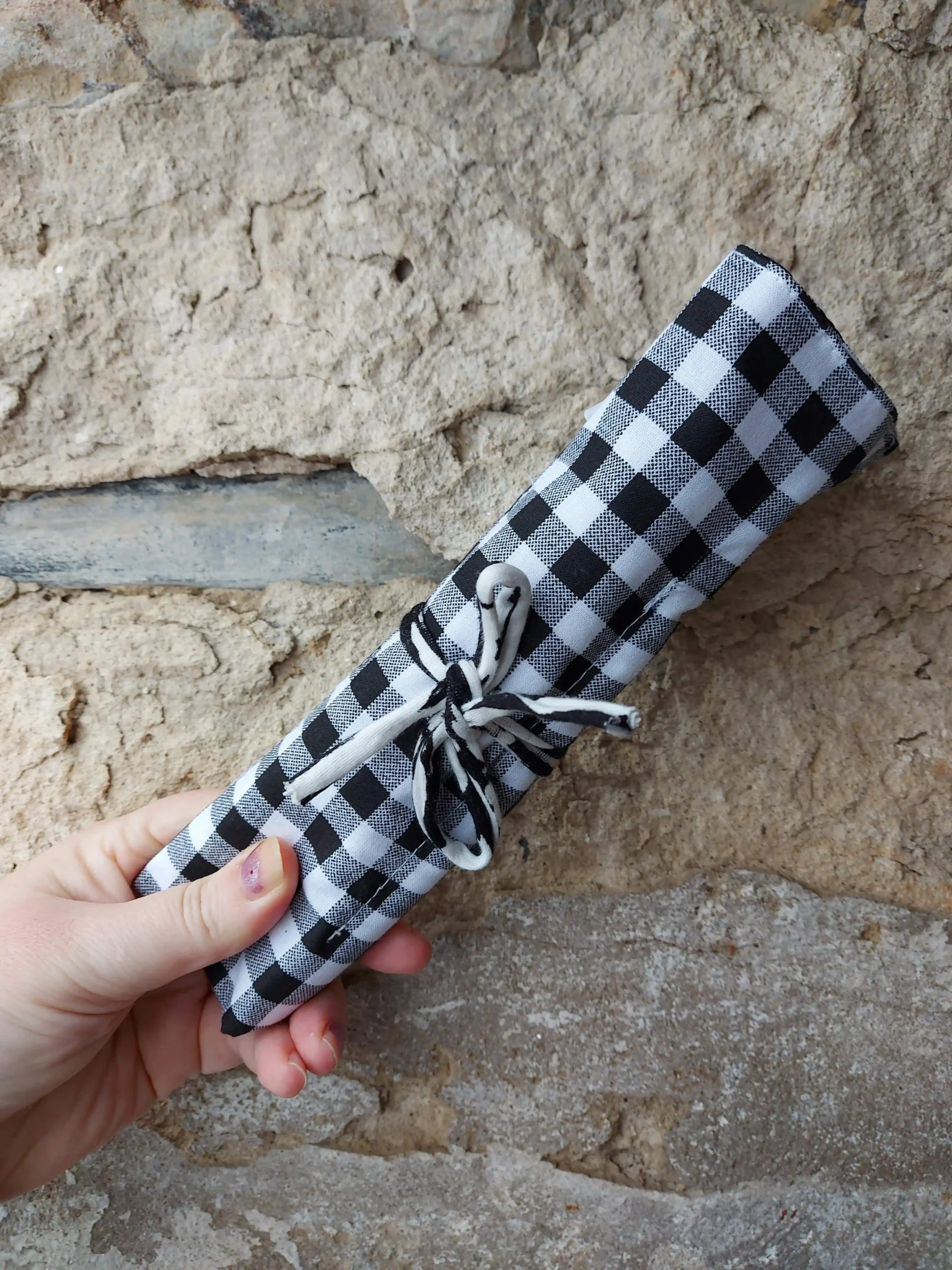 Organizér na hyg. potreby/príbor - štvorčekový