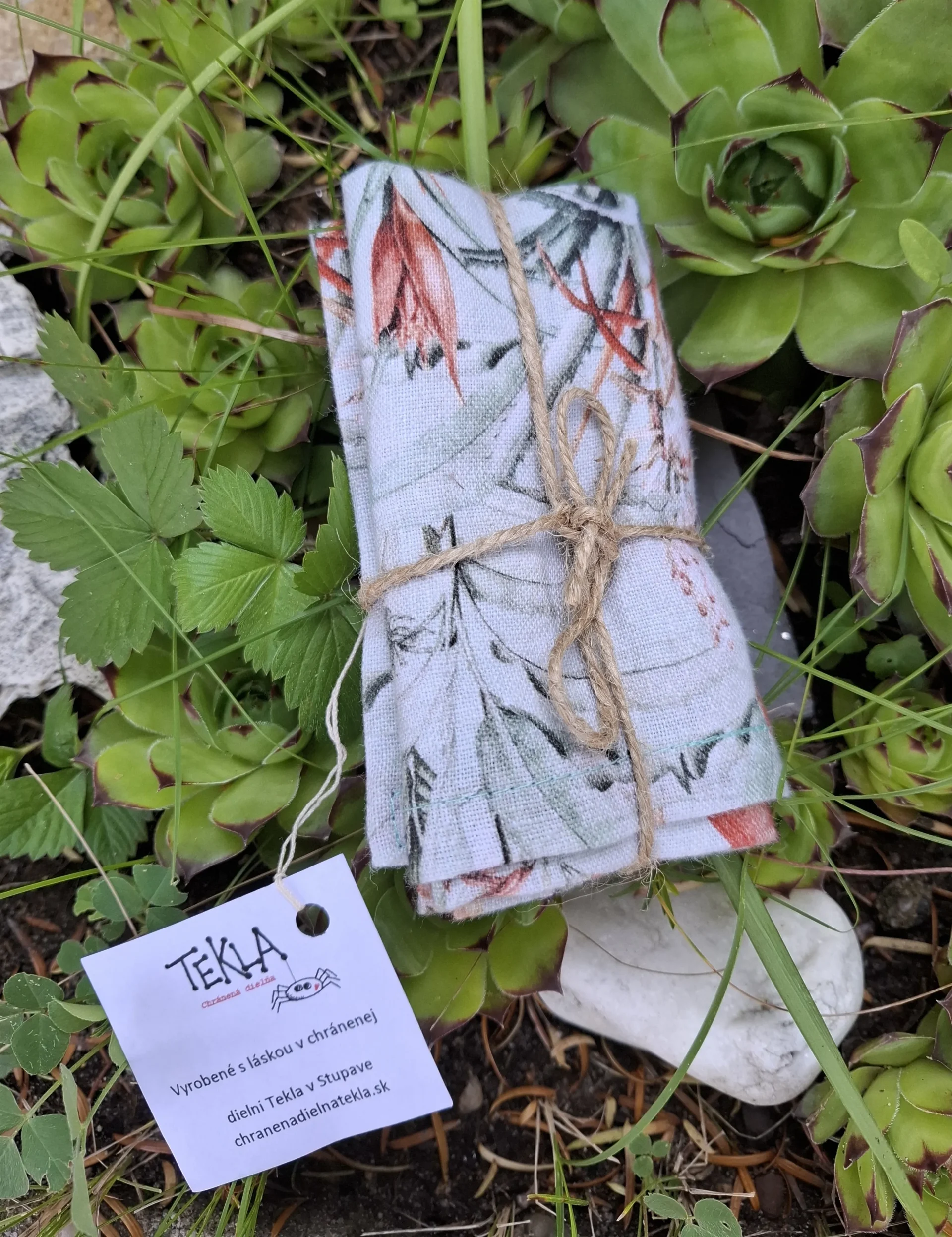 Ľanová utierka na riad