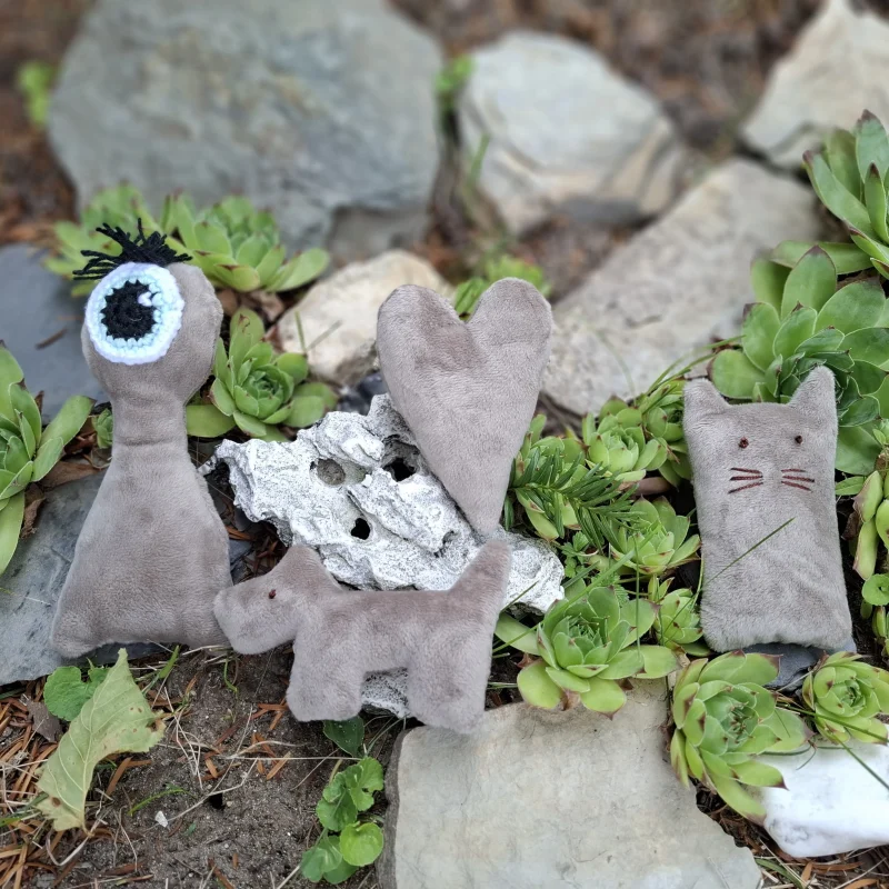 Antistresoví mojkáčikovia z odrezkov